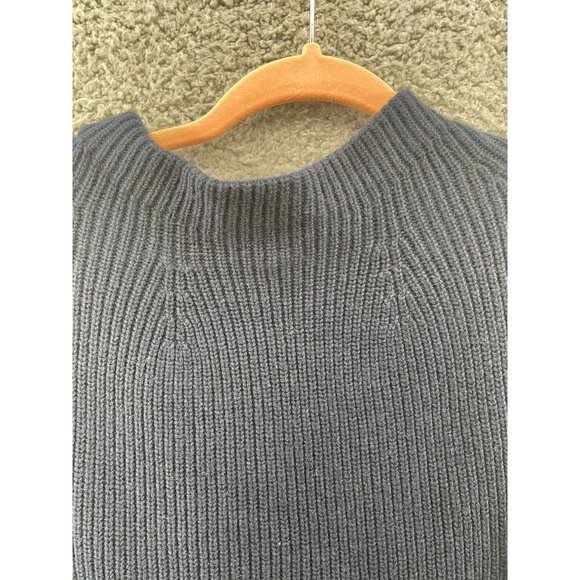 Banana Republic Boat Neck Sweater Blue Knitted Pullover Size Medium - Picture 7 of 11